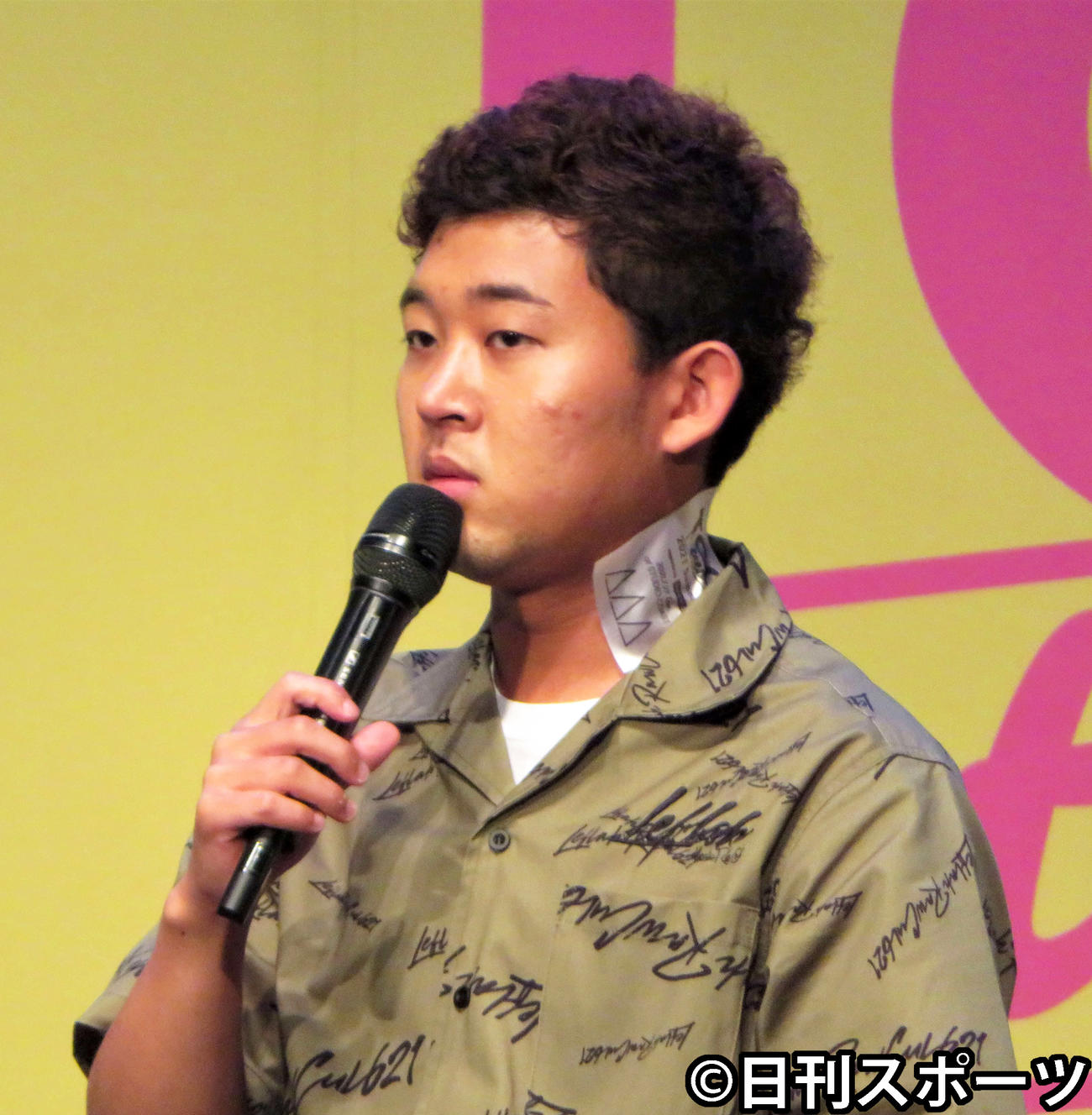 「TGC　teen　2021　Summer　supported　by　KIREIMO」でMCを務めた後藤拓実（撮影・三須佳夏）