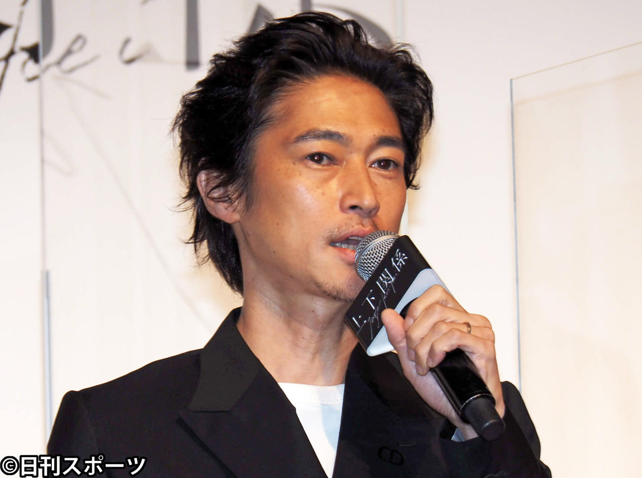 LINE NEWS VISION「上下関係」完成披露発表会に出席した窪塚洋介（撮影・遠藤尚子）