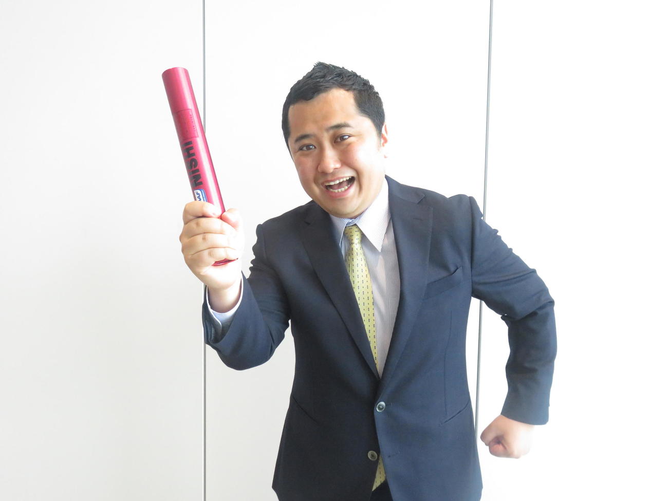 テレビ朝日の大西洋平アナウンサー＝2016年5月19日