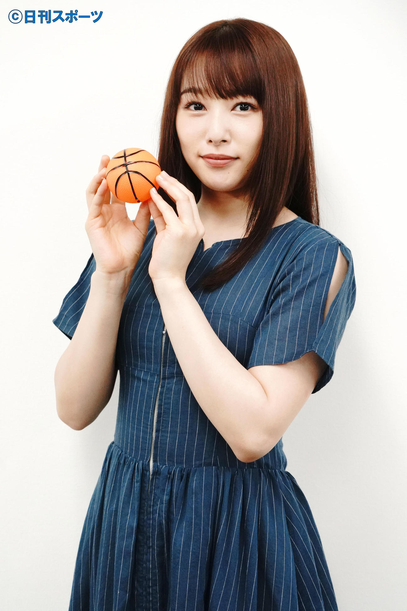 五輪バスケットボールについて語った桜井日奈子（撮影・佐藤成）