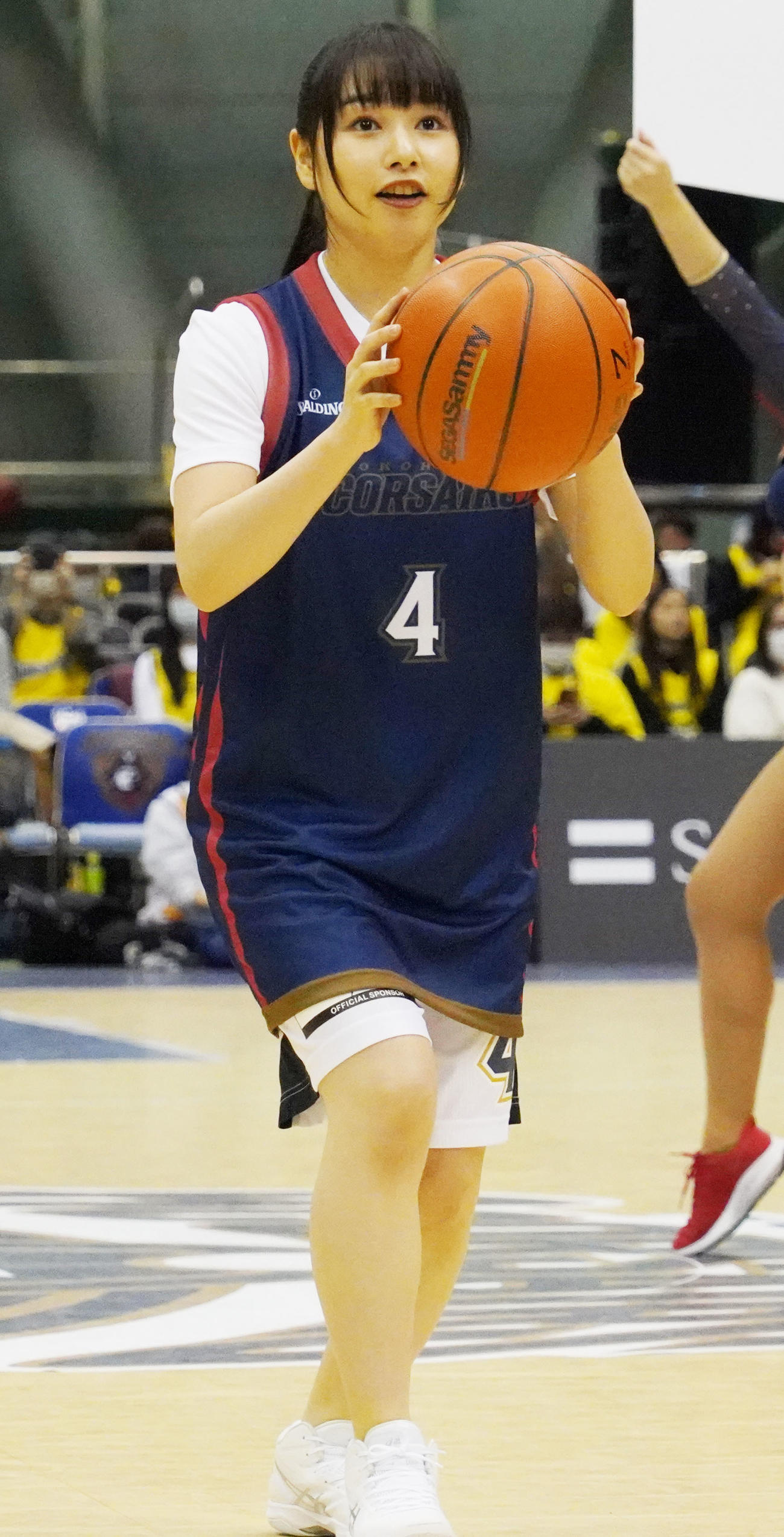 20年2月、B1リーグ横浜対渋谷戦にゲスト出席した桜井日奈子