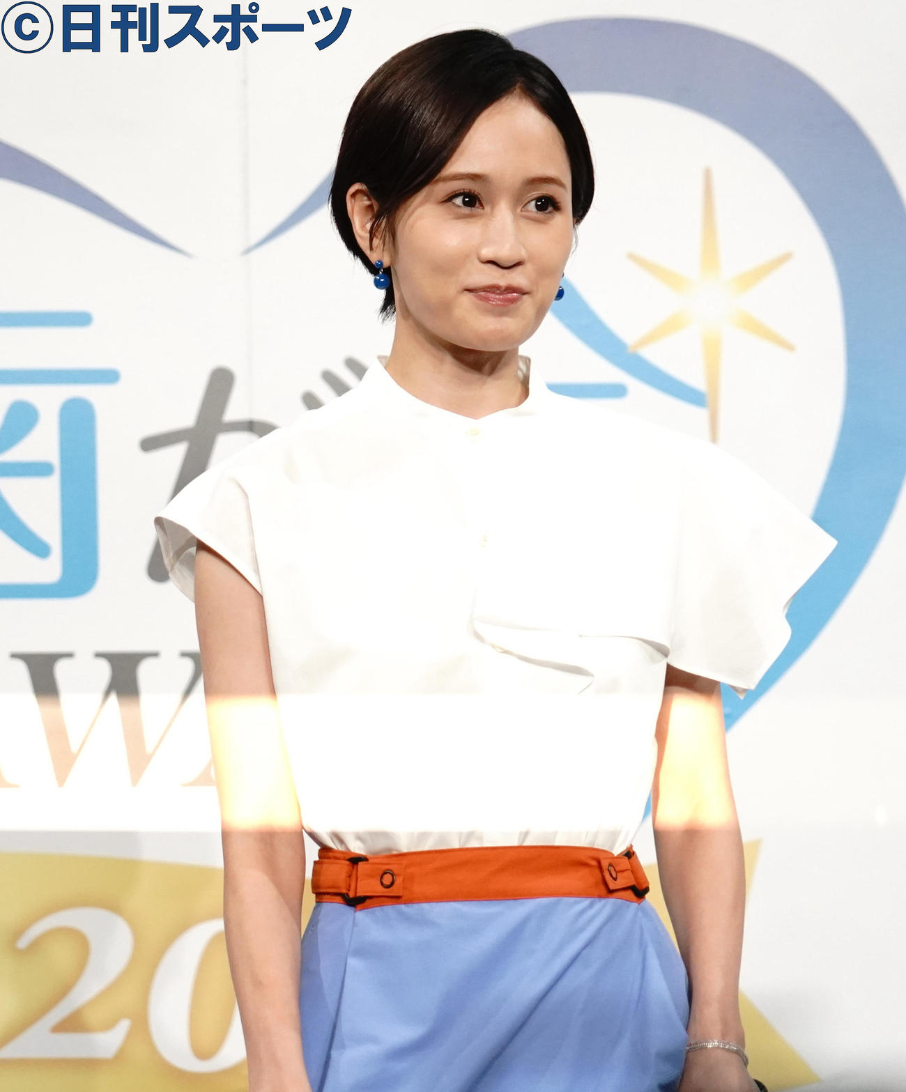 「歯が命アワード」の表彰式に出席した前田敦子（撮影・佐藤成）