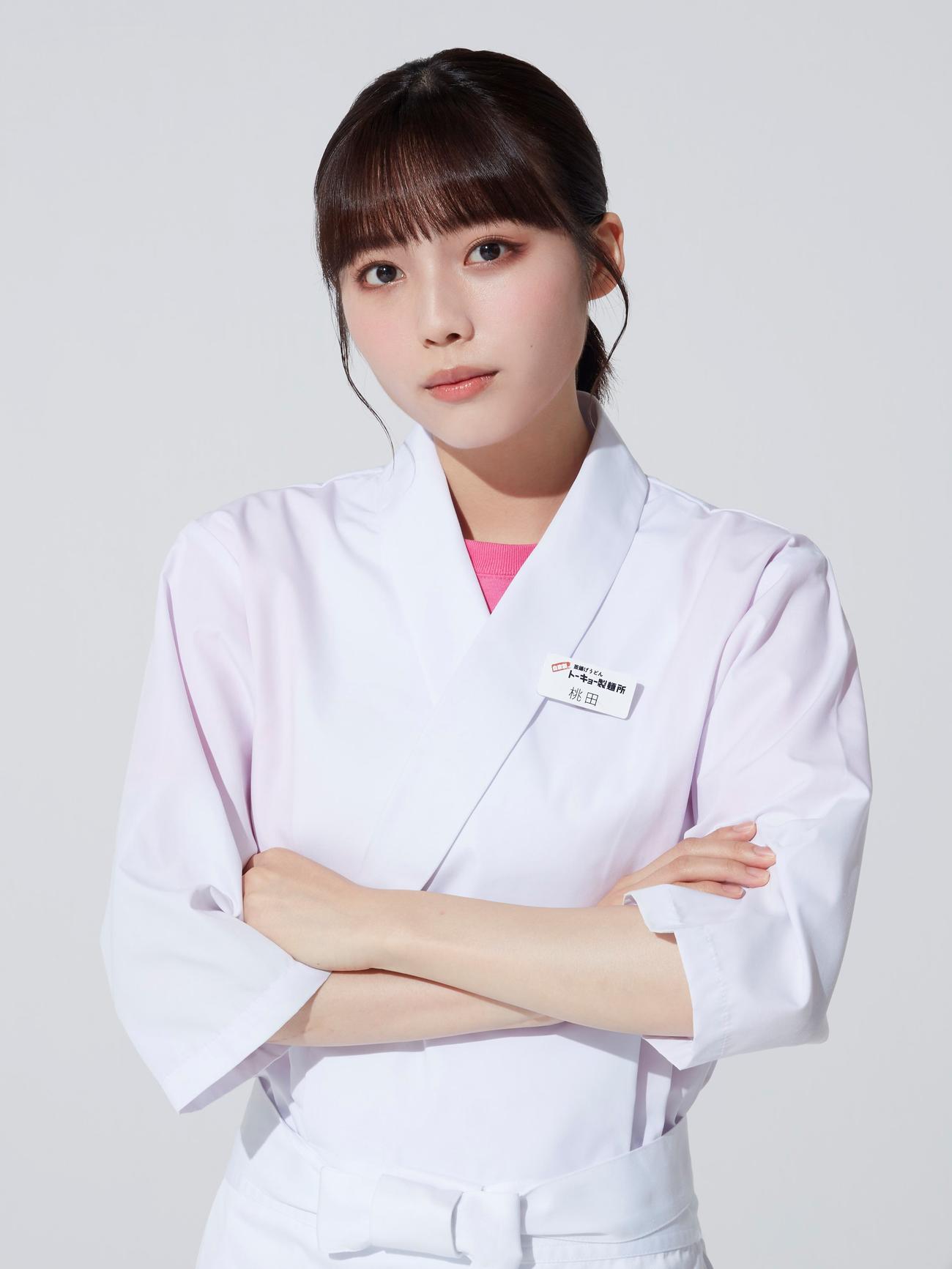 MBS／TBSドラマ「トーキョー製麺所」で桃田凛役を演じる秋田汐梨