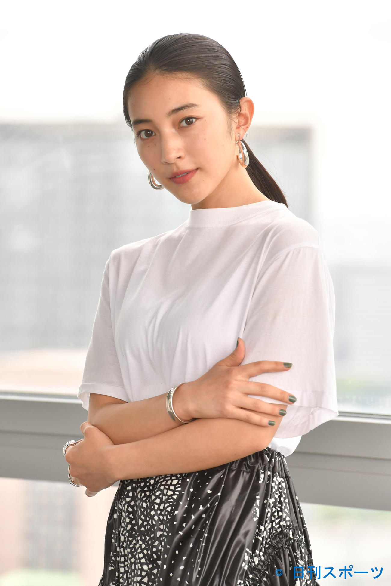 日本テレビの深夜ドラマ「武士スタント逢坂くん！」のヒロイン役の久保田紗友（撮影・柴田隆二）