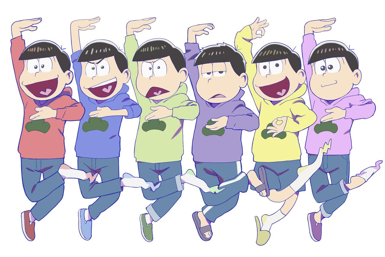 Snow Manが主演する映画「おそ松さん」のアニメ画像