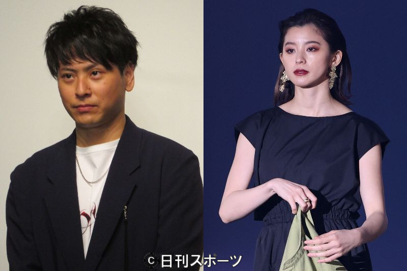 山下健二郎（左）と朝比奈彩