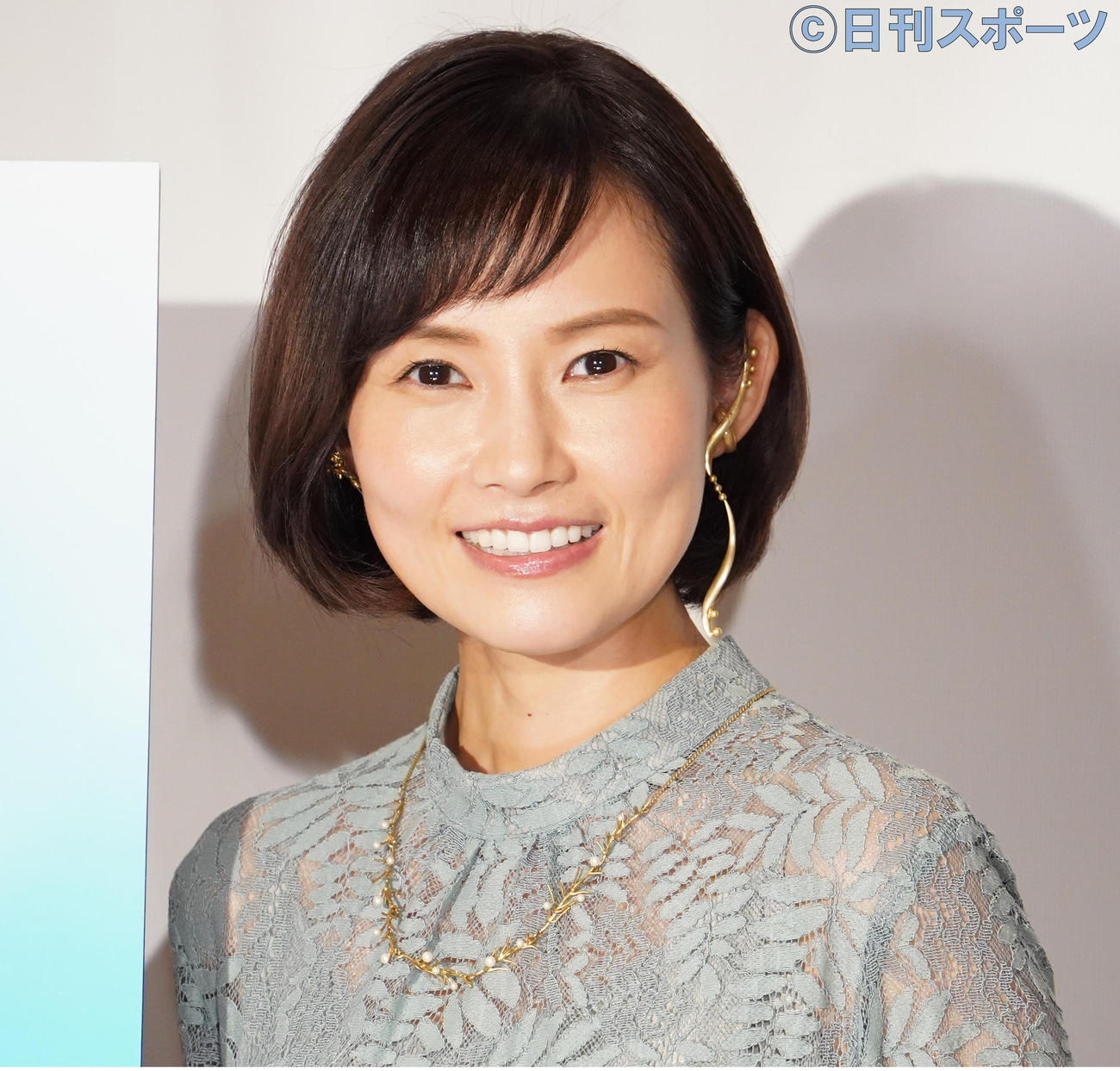 イベントに登壇した、安倍なつみ（撮影・佐藤勝亮）