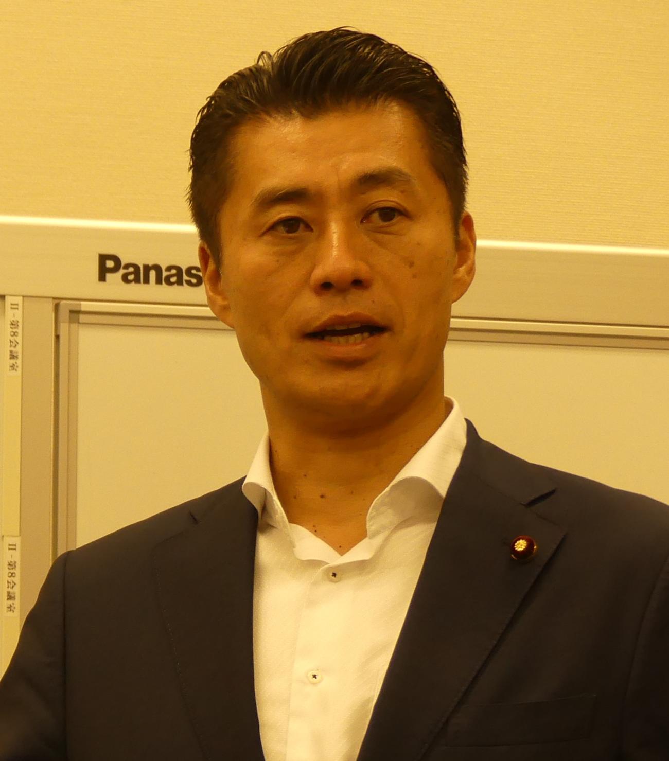 細野豪志氏（17年9月13日撮影）
