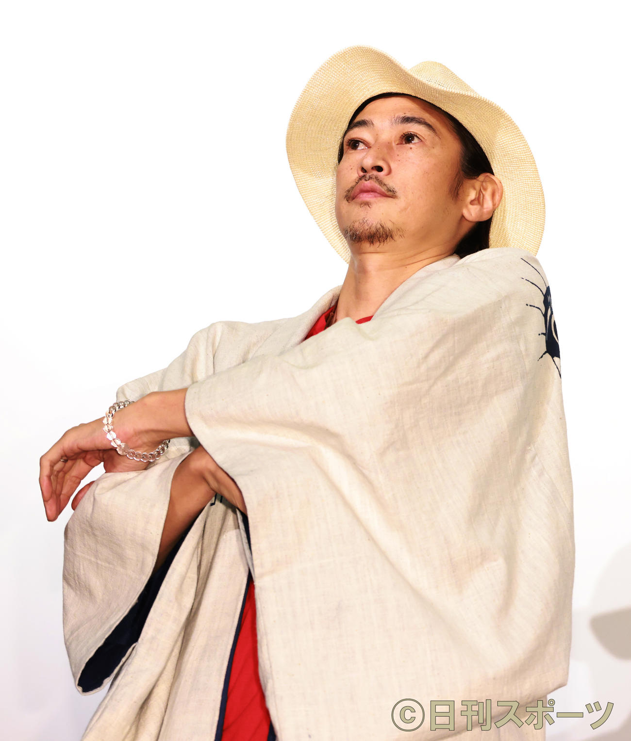 映画「全員切腹」の舞台あいさつを行った窪塚洋介（撮影・中島郁夫）