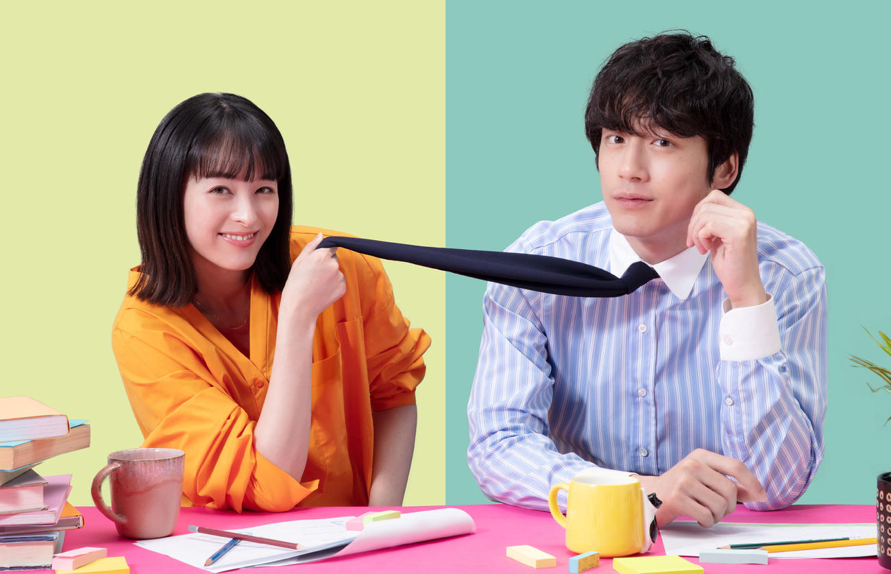 10月期のTBS連続ドラマ「婚姻届に判を捺しただけですが」にヒロイン役で出演する清野菜名と相手役の坂口健太郎