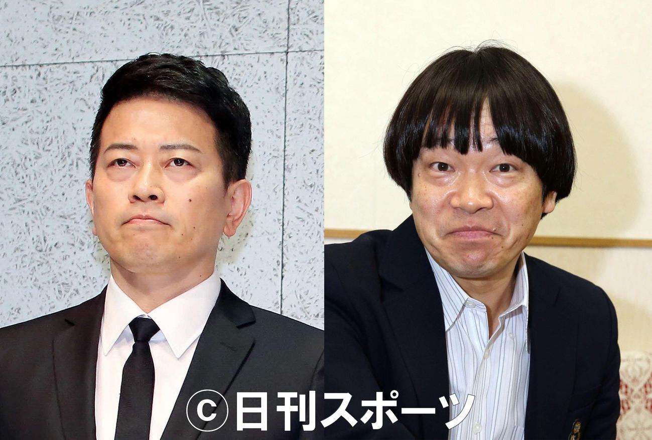 雨上がり決死隊の宮迫博之（左）と蛍原徹