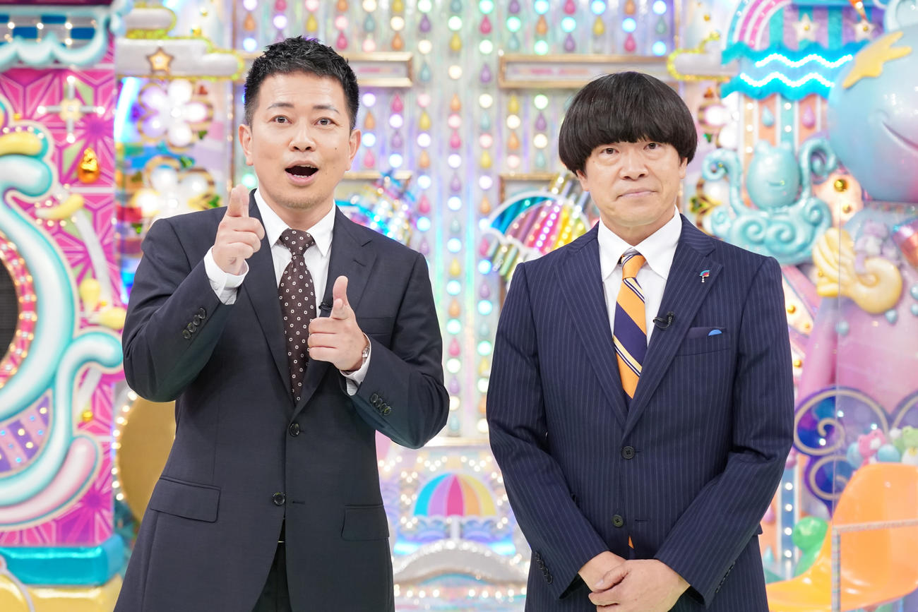 「アメトーーク特別編　雨上がり決死隊解散報告会」に出演した宮迫博之（左）と蛍原徹（C）テレビ朝日