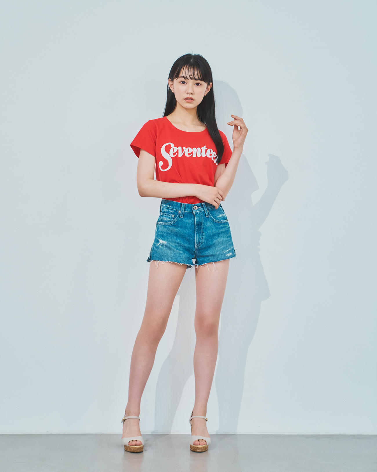 ミスセブンティーン2021に選ばれた、森■（■は崎の大が立の下の横棒なし）美月（Ｃ）Seventeen／集英社撮影／千葉タイチ
