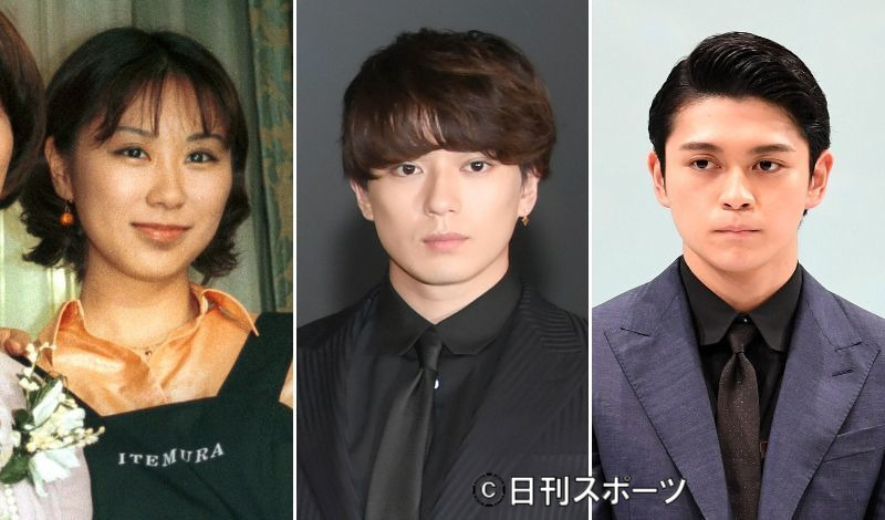 千葉真一の（左から）長女・真瀬樹里、長男・新田真剣佑、次男・眞栄田郷敦