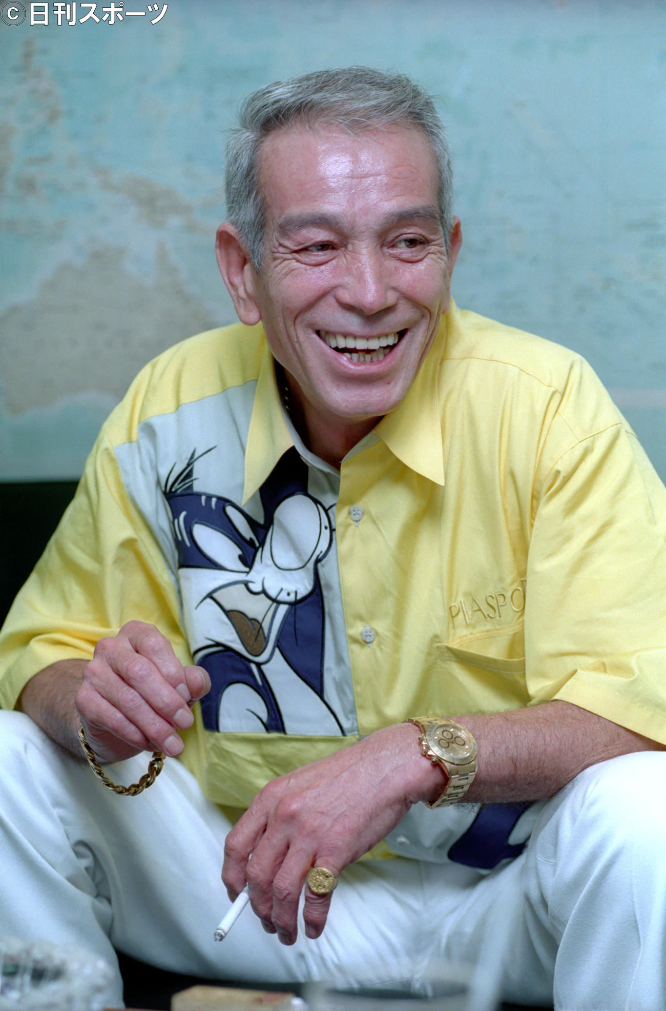 ジェリー藤尾さん（96年7月撮影）
