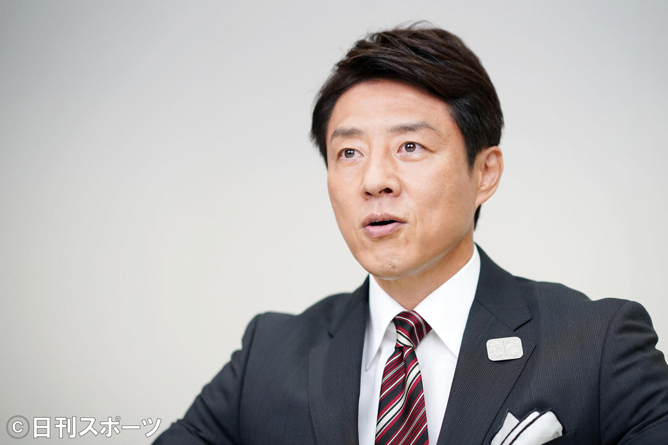 東京五輪について語る松岡修造（2021年5月撮影）