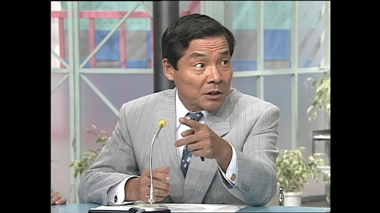MBSテレビのライブラリーに残る仁鶴さんの貴重な映像（C）MBS