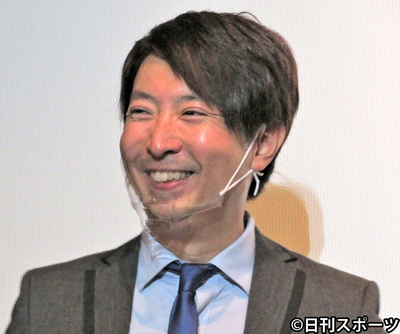 映画「遊星王子」（河崎実監督）の舞台あいさつにMCとして登壇した有村昆（撮影・三須佳夏）