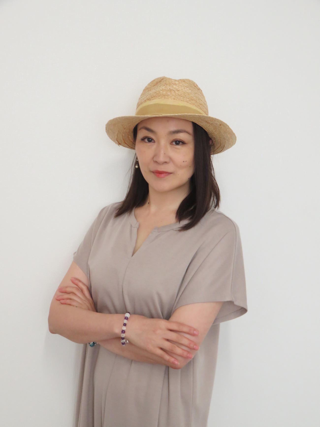 舞台「沙也可～海峡を越えた愛～」に出演する上久保慶子