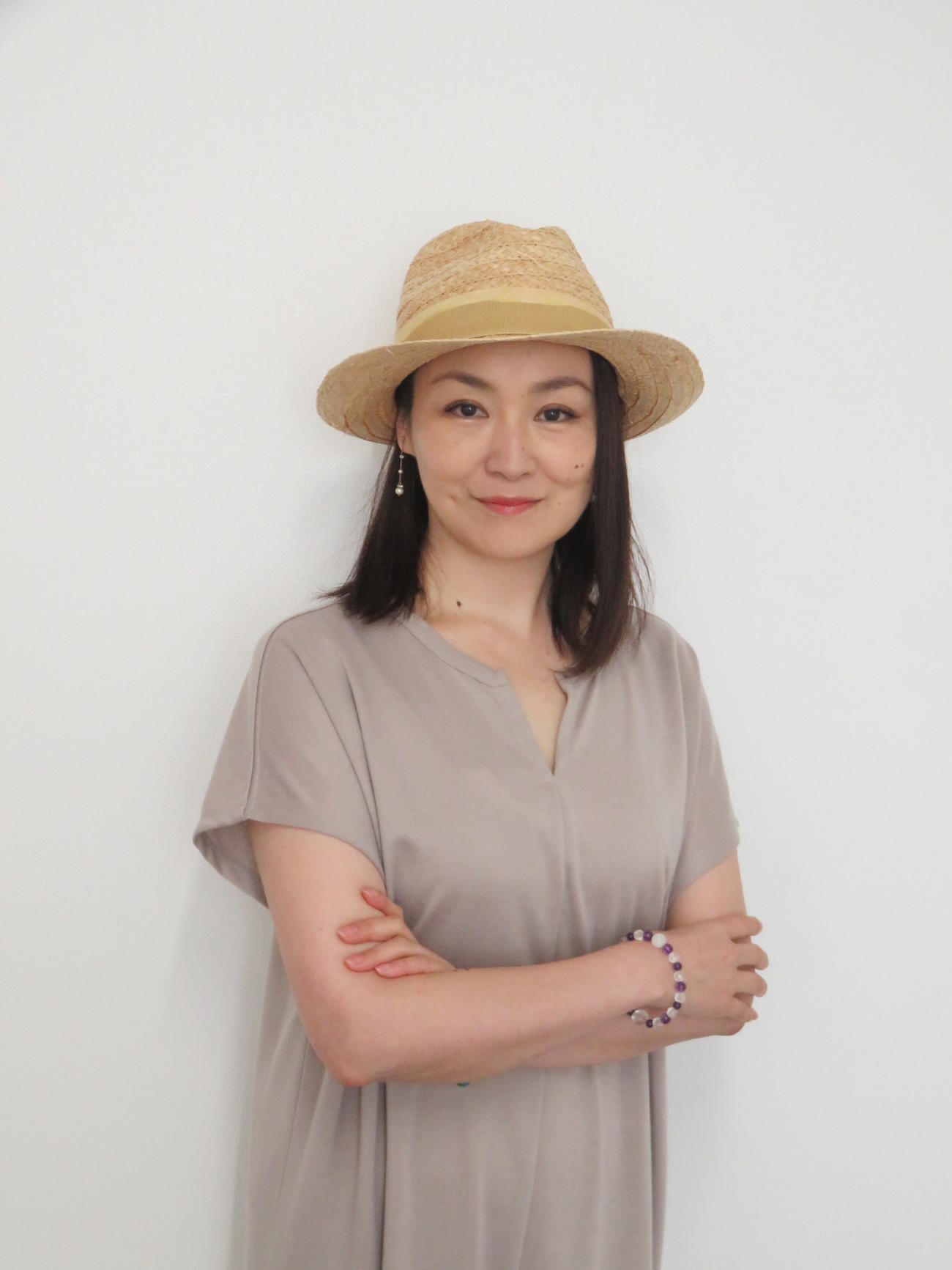 舞台「沙也可～海峡を越えた愛～」に出演する上久保慶子