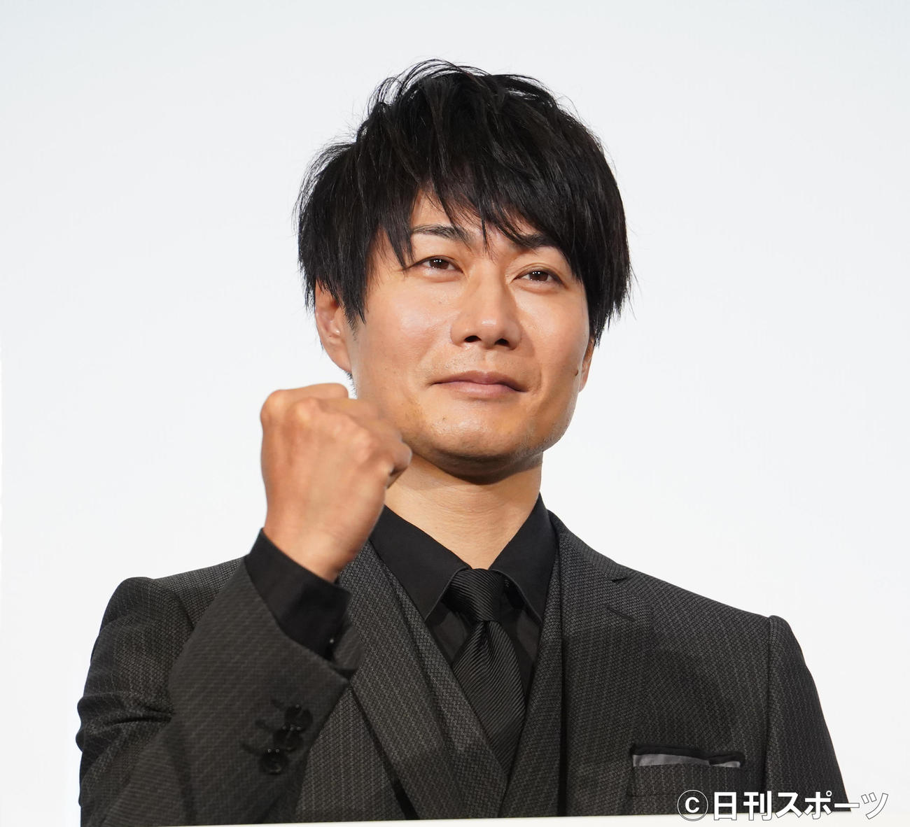 イベントに登壇したTEAM NACSの戸次重幸（撮影・佐藤勝亮）