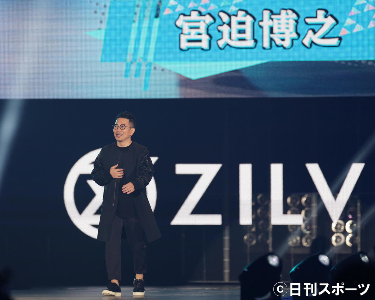 関西コレクションに出演した宮迫博之（撮影・清水貴仁）