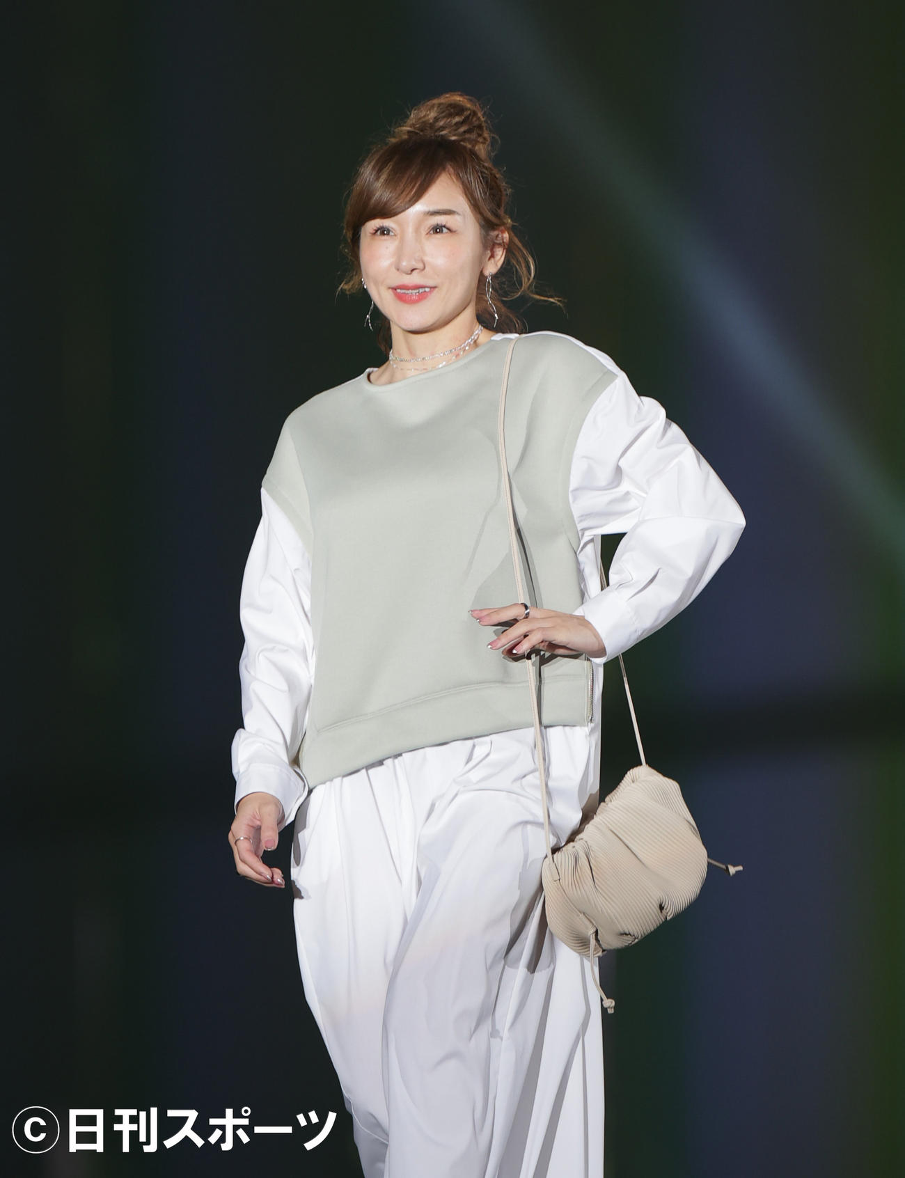 関西コレクションに出演した加護亜依（撮影・清水貴仁）