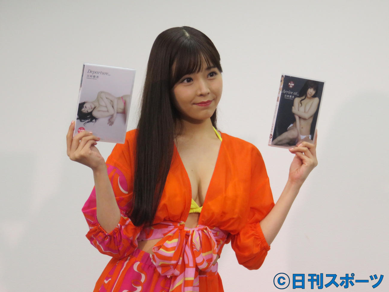 DVD＆ブルーレイ「Departure…」「Arrive at…」の発売イベントに出席した川村那月