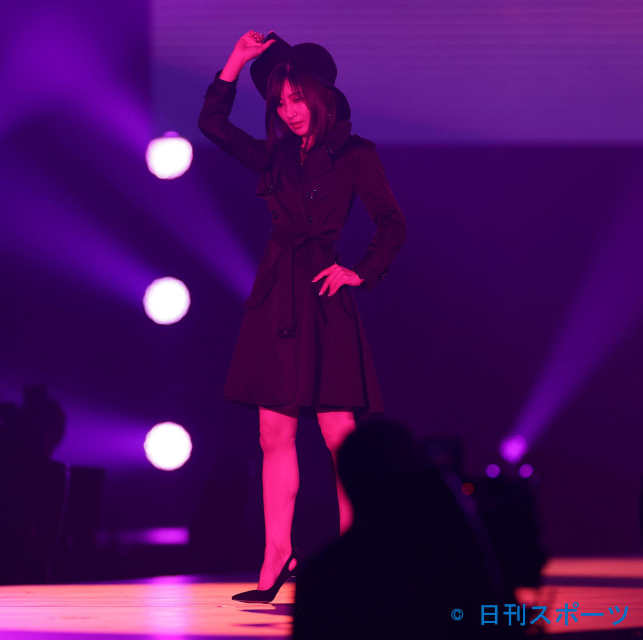 関西コレクションに出演する熊田曜子（撮影・清水貴仁）