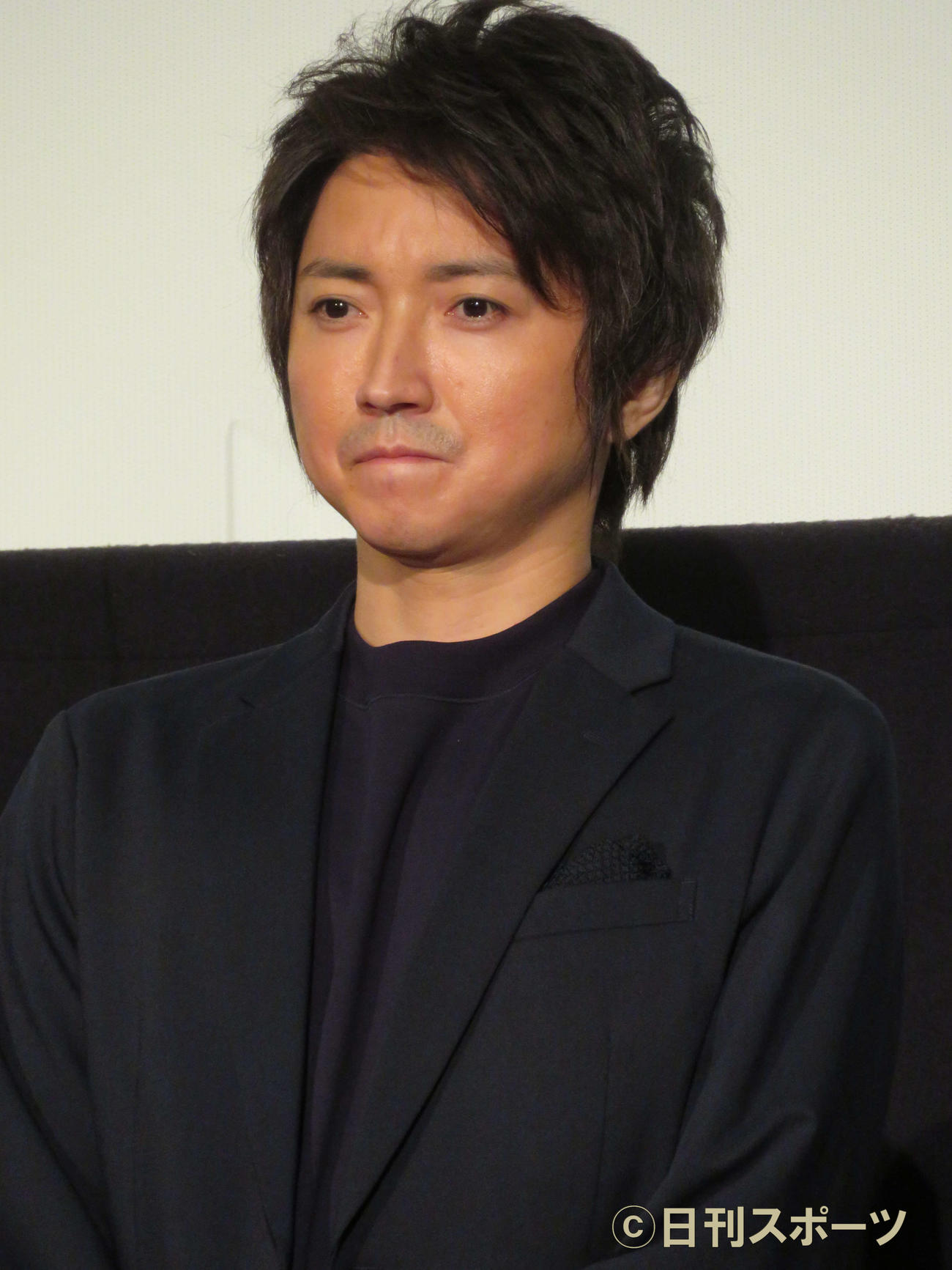 「鳩の撃退法」の公開初日舞台あいさつに登壇した藤原竜也（撮影・三須佳夏）