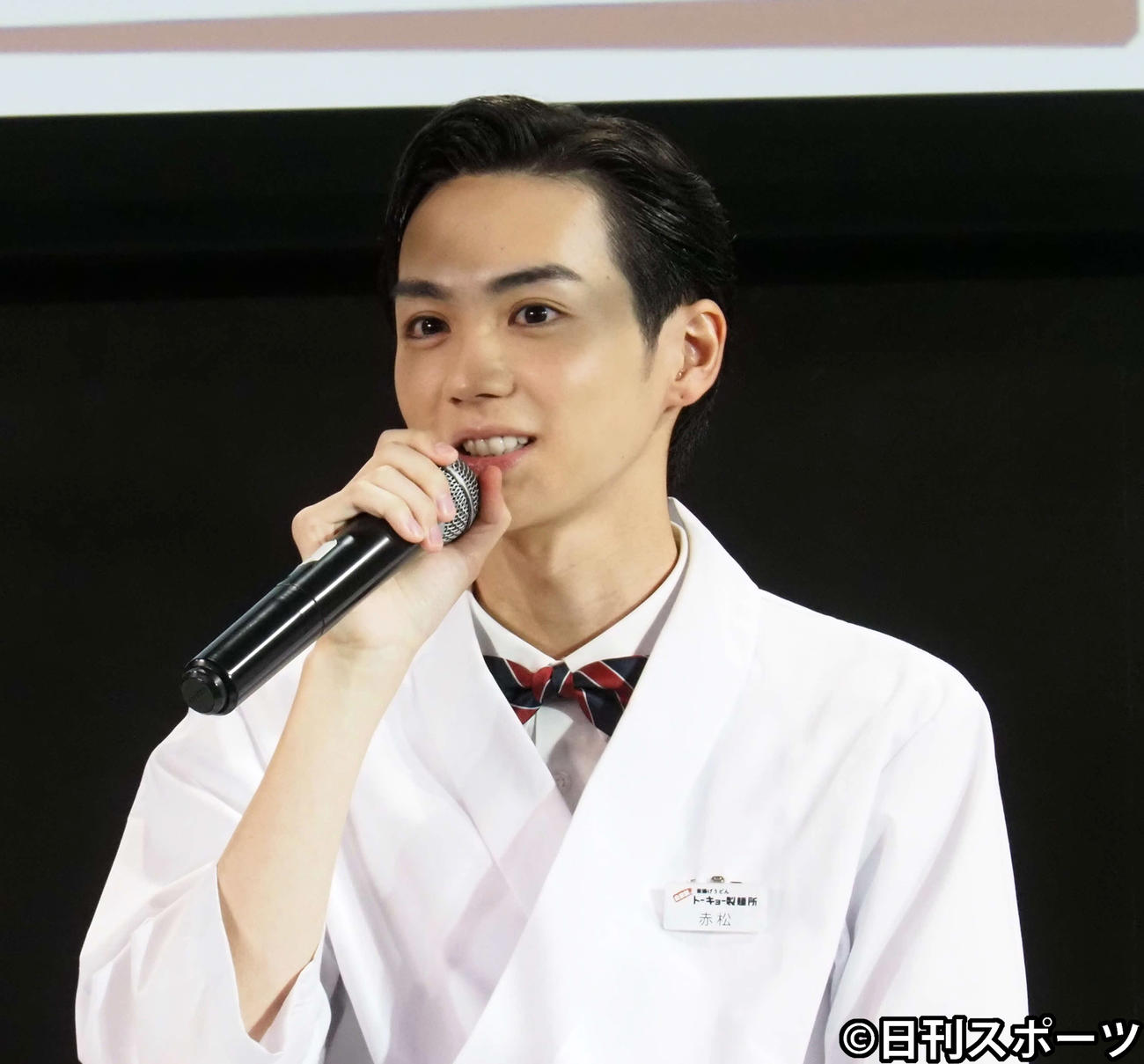 MBS/TBSドラマ「トーキョー製麺所」完成披露トークイベントに出席したTHE　RAMPAGE吉野北人（撮影・遠藤尚子）