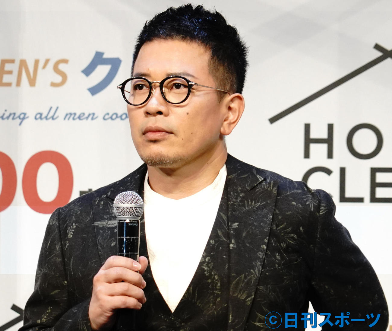 メンズ脱毛サロン「メンズクリア」の新商品発表会に出席した宮迫博之（撮影・佐藤成）