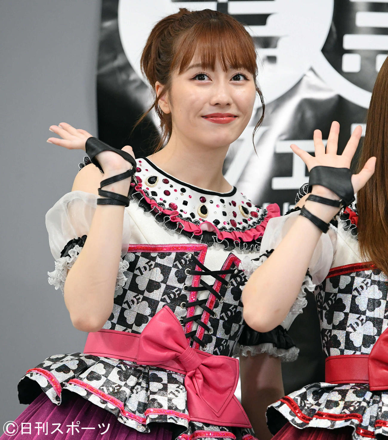 「黒フェス2021」に出場したももいろクローバーZの佐々木彩夏（撮影・たえ見朱実）