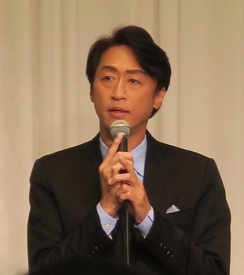「十月新派特別公演」取材会で自らの不倫問題について語る喜多村緑郎
