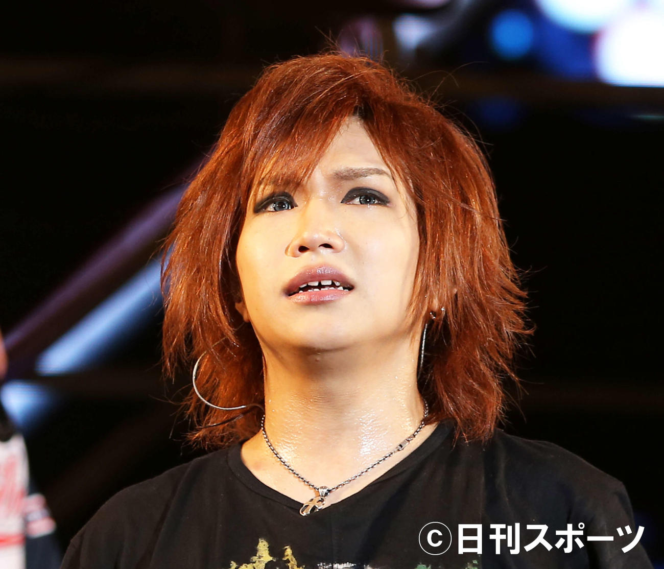 ゴールデンボンバー鬼龍院翔（19年8月撮影）　　　