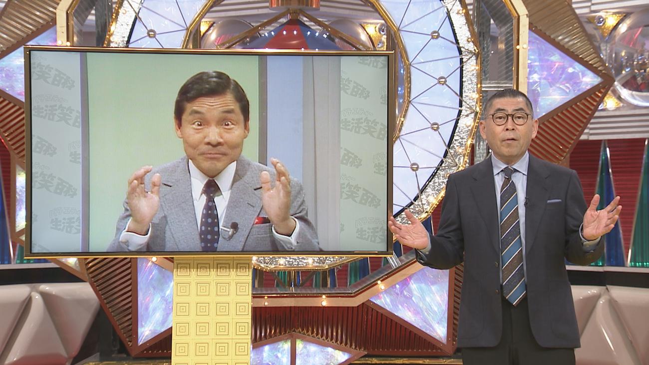 笑福亭仁鶴さんをしのぶ放送で、思い出を語る桂南光（NHK提供）