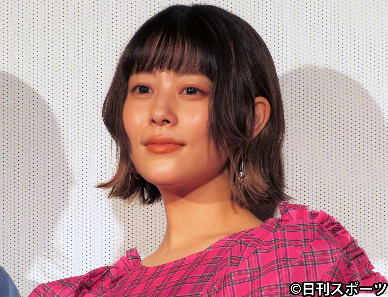 映画「浜の朝日の嘘つきどもと」公開記念舞台あいさつに登壇した高畑充希（撮影・三須佳夏）