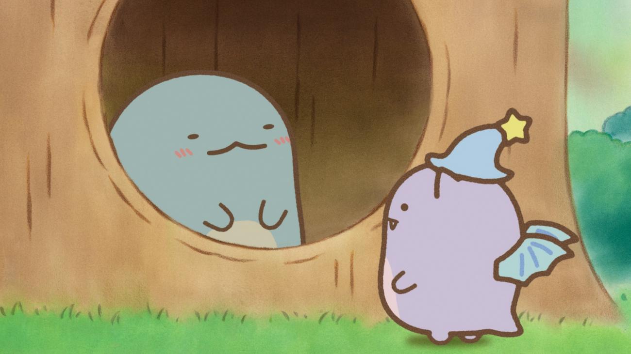 アニメ映画「すみっコぐらし　青い月夜のまほうのコ」のワンシーン
