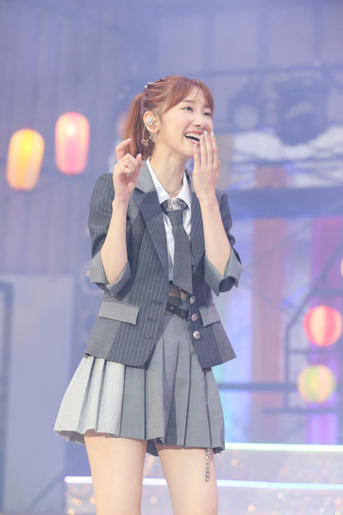 「MX夏まつり　AKB48 2021年最後のサマーパーティー」で約4カ月ぶりにファンの前でパフォーマンスを披露した柏木由紀（C）AKB48