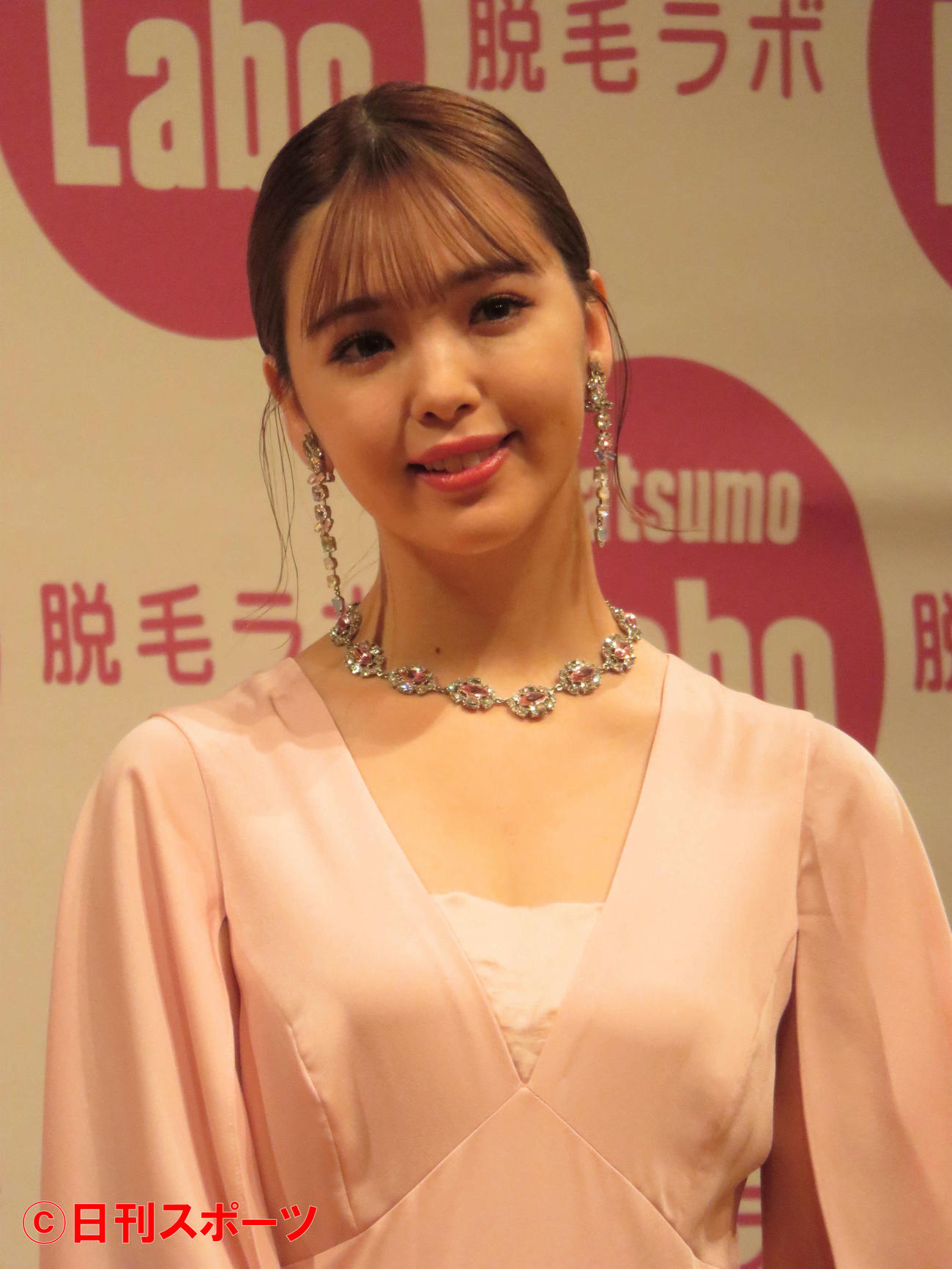「脱毛ラボ・プロエディション新発売＆新CM発表会」に出席した藤田ニコル（撮影・三須佳夏）