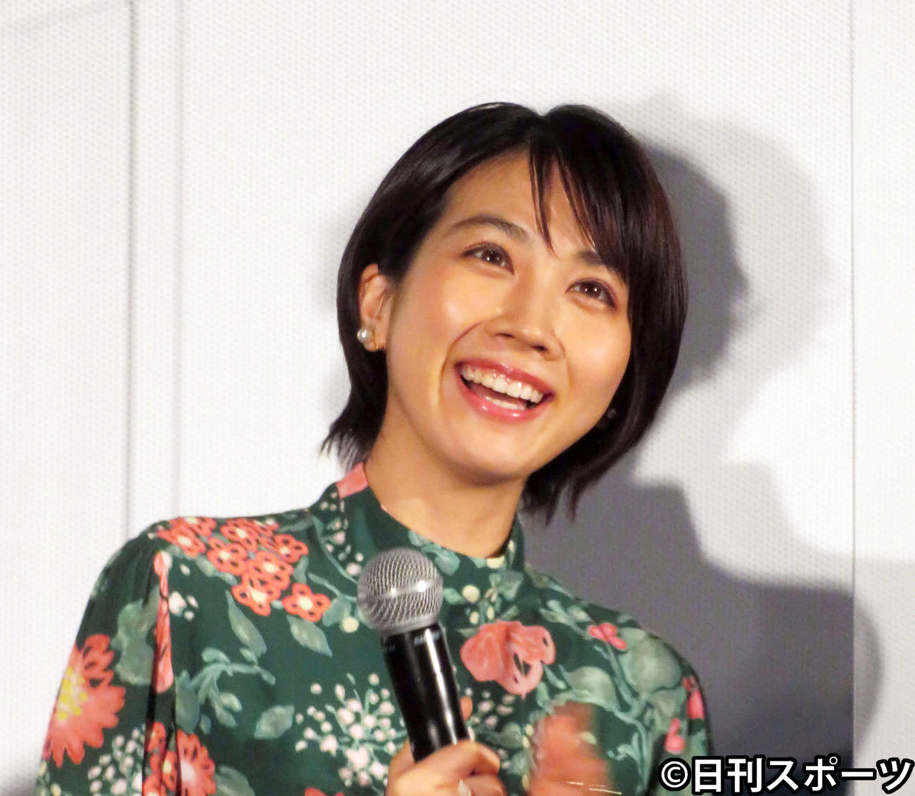 「DIVOC－12」完成披露試写会に登壇した松本穂香（撮影・村上幸将）