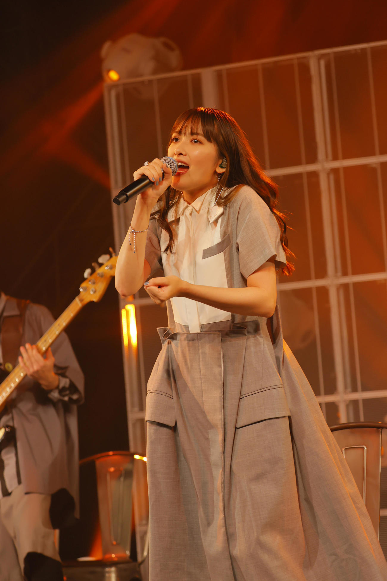 ライブを開催した「緑黄色社会」の長屋晴子