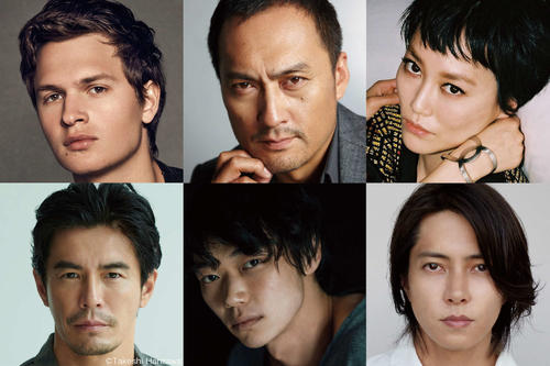 「TOKYO VICE」に出演する、上段左からアンセル・エルゴート、渡辺謙、菊地凛子、下段左から伊藤英明、笠松将、山下智久
