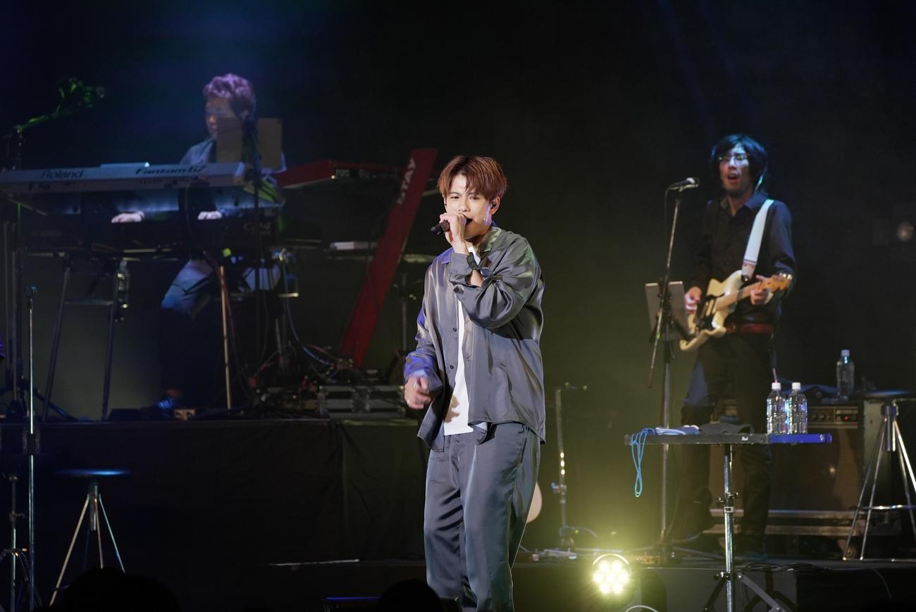 初の有観客での単独ライブを行った森崎ウィン
