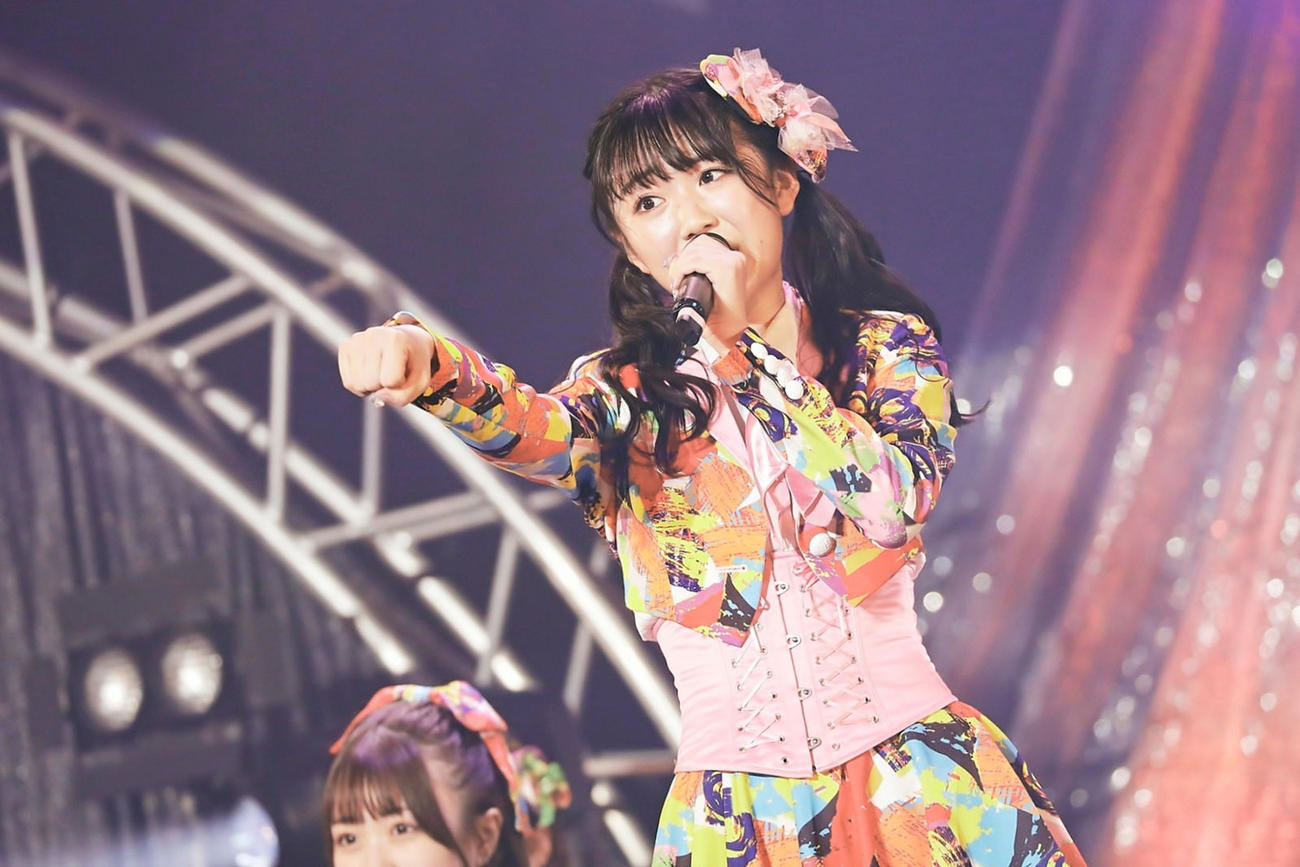 「第5章」として初のライブを行ったSUPER★GiRLSのリーダー阿部夢梨