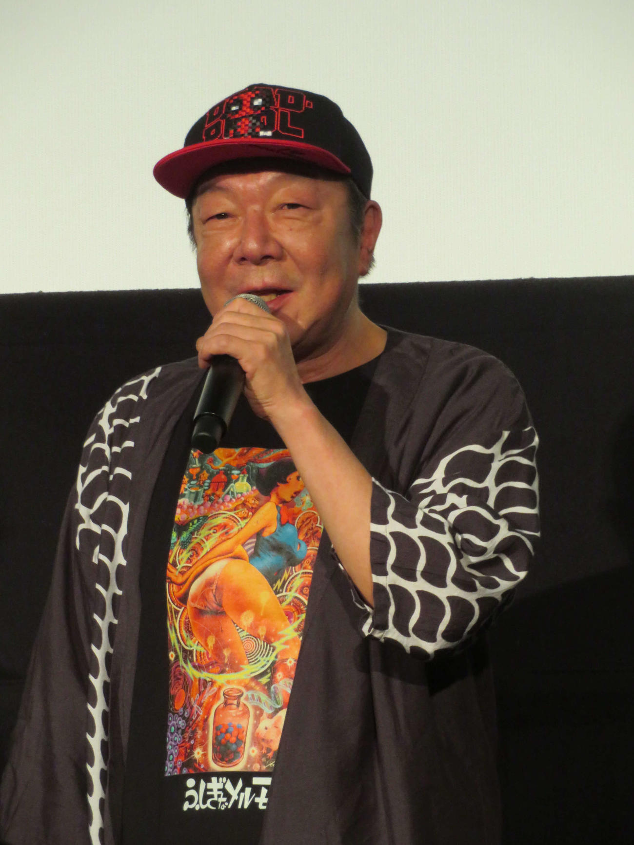 映画「空白」初日舞台あいさつに登壇した古田新太（撮影・村上幸将）