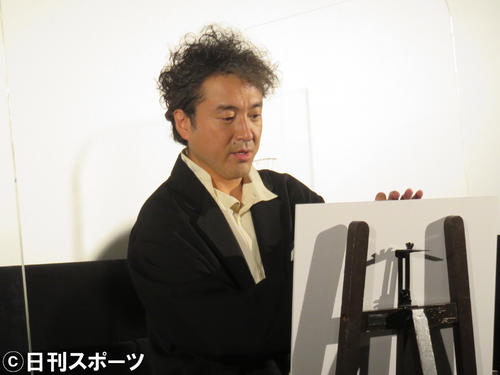 初主演映画「マイ・ダディ」の初日舞台あいさつを行ったムロツヨシ