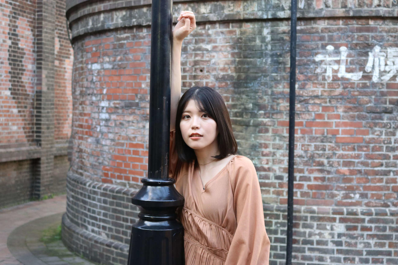 SNSの総フォロワー数が100万人を超え注目の女優羽柴なつみ（撮影・小林憲治）