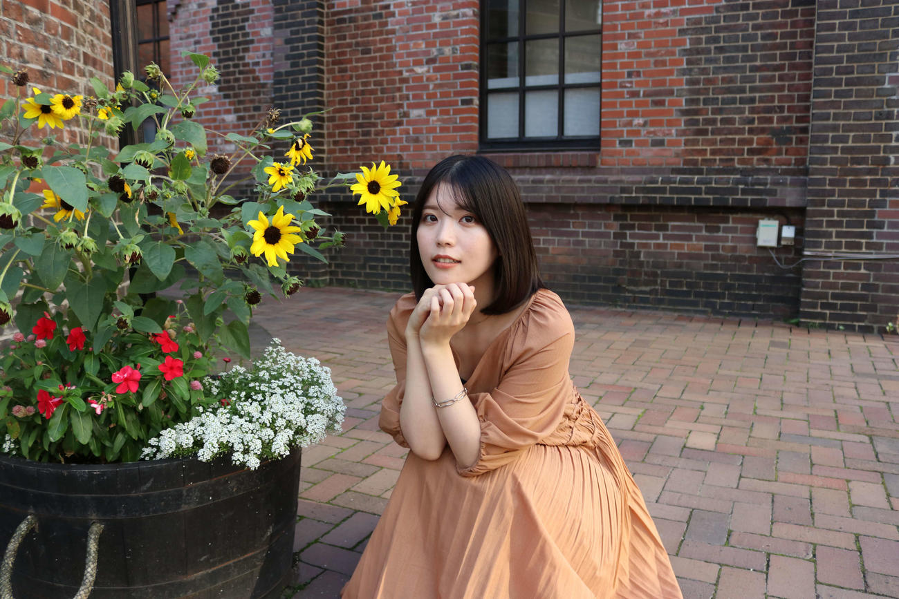 デジタル写真集がサーバーダウンさせるほど好評の羽柴なつみ（撮影・小林憲治）