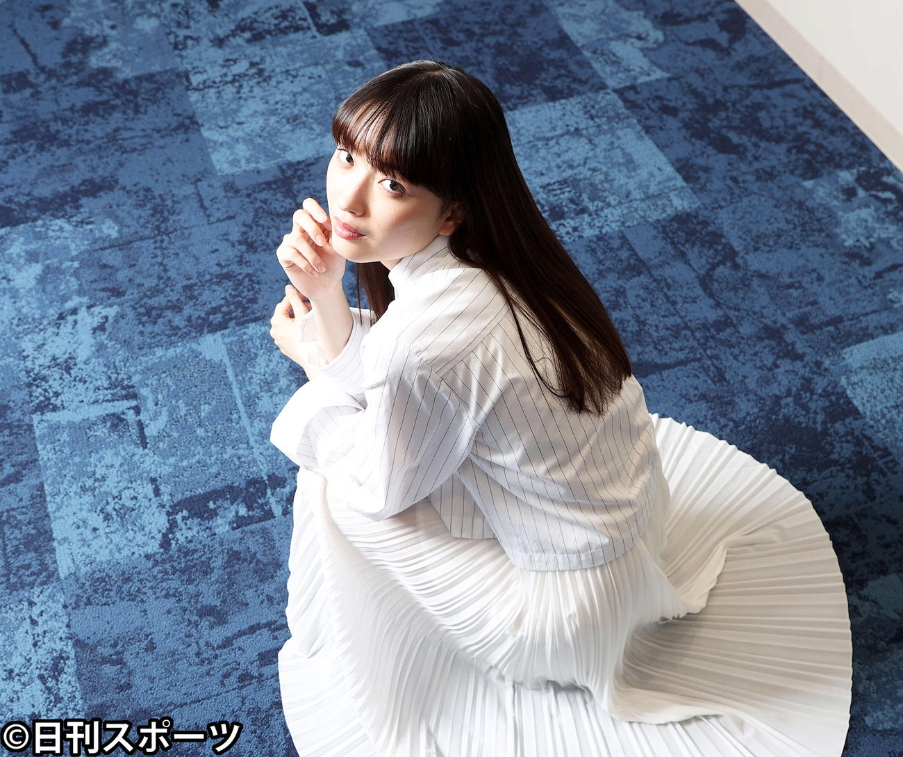 今後の活躍が楽しみな女優の茅島みずき（撮影・鈴木正人）